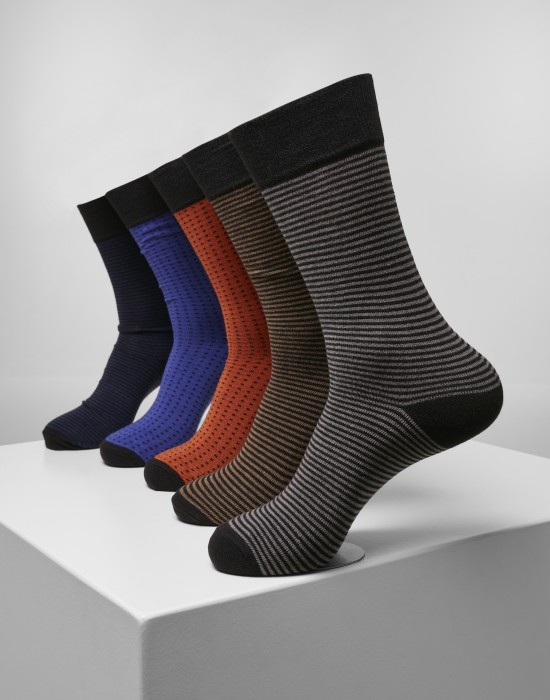 Комплект от 5 чифта чорапи Urban Classics в различни цветове, Urban Classics, Чорапи - Complex.bg