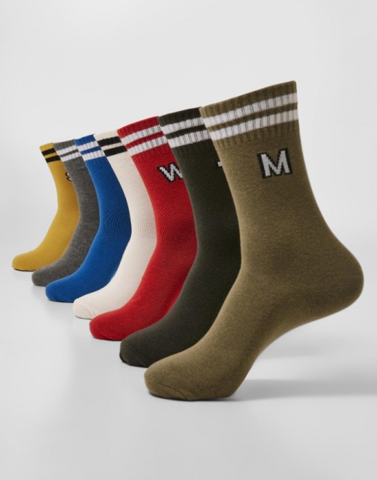 Седем чифта чорапи за седмицата Urban Classics в различни цветове, Urban Classics, Чорапи - Complex.bg