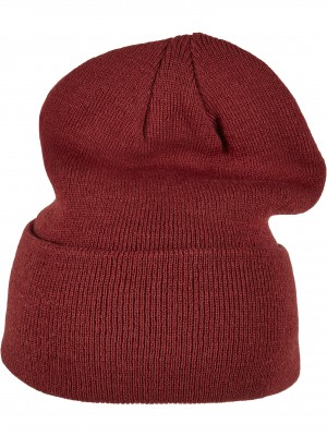 Шапка бийни в червен цвят Urban Classics 