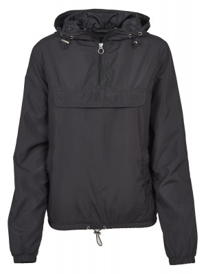 Детско яке - ветровка Urban Classics в черен цвят