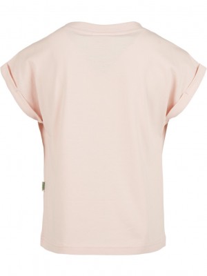 Детска тениска в розов цвят Urban Classics от органичен памук