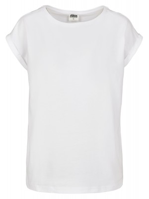 Детска тениска в бял цвят Urban Classics от органичен памук