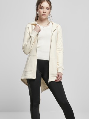 Дамски суичър в пясъчен цвят Urban Classics Ladies Sweat Parka 