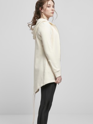 Дамски суичър в пясъчен цвят Urban Classics Ladies Sweat Parka 