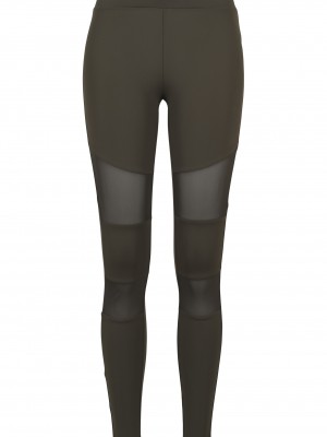 Детски клин в цвят тъмна маслина Urban Classics