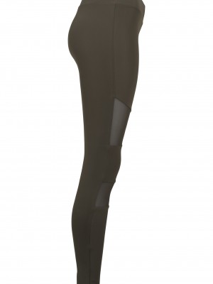 Детски клин в цвят тъмна маслина Urban Classics