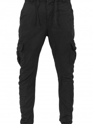 Детски карго панталони в черен цвят Urban Classics Cargo Jogging 