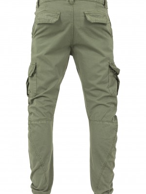 Детски карго панталони в цвят маслина Urban Classics Cargo Jogging 