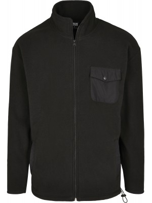 Детско спортно преходно яке Urban Classics в черен цвят