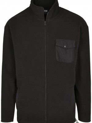 Детско спортно преходно яке Urban Classics в черен цвят