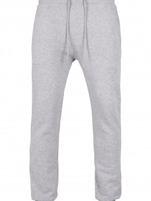 Детско долнище в сив цвят Urban Classics от органичен памук