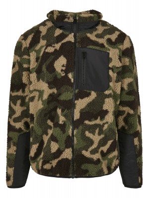 Детско пухкаво яке в камуфлаж Urban Classics 