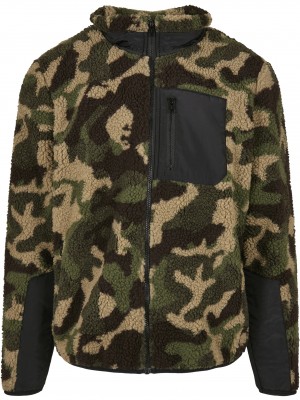 Детско пухкаво яке в камуфлаж Urban Classics 