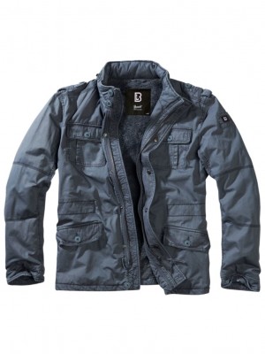 Мъжко яке в индиго цвят Brandit Britannia 