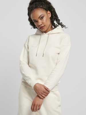 Дамски суичър в пясъчен цвят Urban Classics от органичен памук