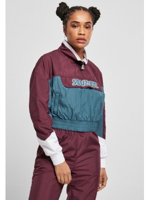 Дамска ветровка в тъмно лилав цвят Starter 