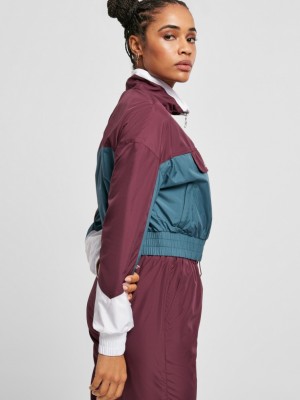 Дамска ветровка в тъмно лилав цвят Starter  Дамска ветровка в тъмно лилав цвят Starter