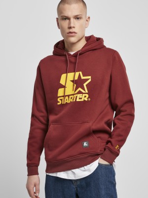 Мъжки суичър Starter The Classic Logo в керемидено червен цвят