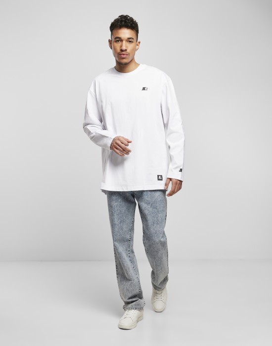 Мъжка блуза в бял цвят Starter Essential, STARTER, Блузи - Complex.bg
