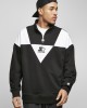 Мъжки пуловер в бяло и черно Starter Triangle Troyer, STARTER, Блузи - Complex.bg