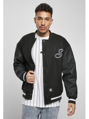 Мъжко колежанско яке в черен цвят Starter Script