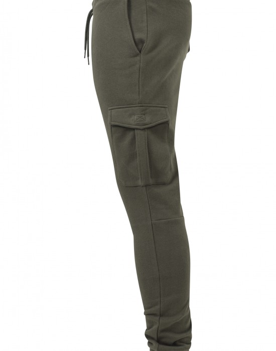 Карго панталон в цвят маслина Urban Classics Fitted, Urban Classics, Панталони - Complex.bg