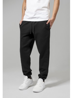 Мъжко изчистено долнище в черен цвят Urban Classics Basic 