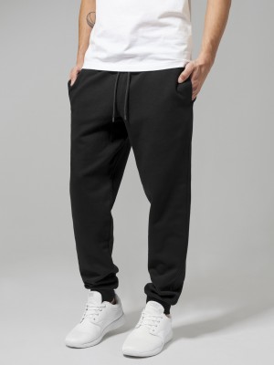 Мъжко изчистено долнище в черен цвят Urban Classics Basic  Мъжко изчистено долнище в черен цвят Urban Classics Basic