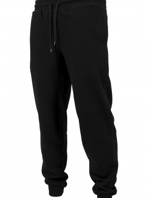 Мъжко изчистено долнище в черен цвят Urban Classics Basic  Мъжко изчистено долнище в черен цвят Urban Classics Basic