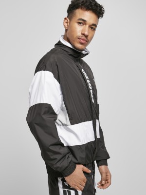 Мъжко спортно яке в черно и бяло Starter Retro Track 