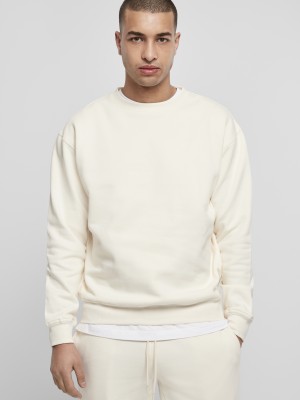 Мъжка блуза в пясъчен цвят Urban Classics Crewneck 