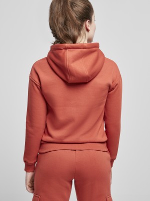 Дамски суичър в цвят корал Urban Classics 