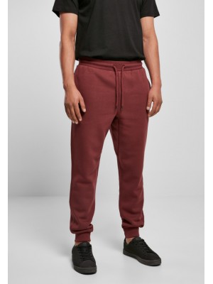 Мъжко долнище в тъмночервен цвят Urban Classics Basic 