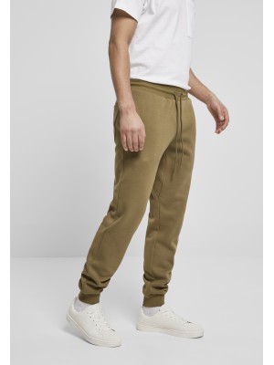 Мъжко изчистено долнище в маслинен цвят Urban Classics Basic 