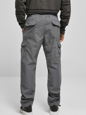 Мъжки карго панталон в сив цвят Urban Classics Ripstop