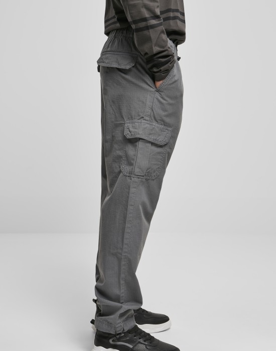 Мъжки карго панталон в сив цвят Urban Classics Ripstop, Urban Classics, Панталони - Complex.bg