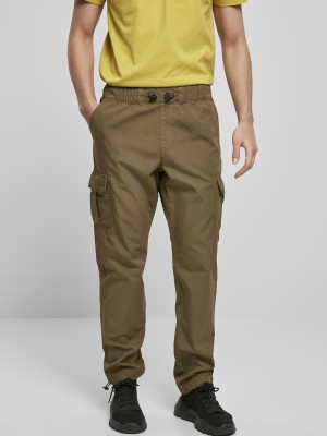 Мъжки карго панталон в цвят маслина Urban Classics Ripstop 