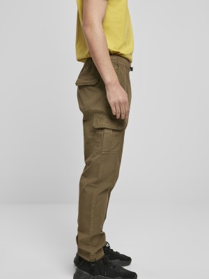 Мъжки карго панталон в цвят маслина Urban Classics Ripstop 