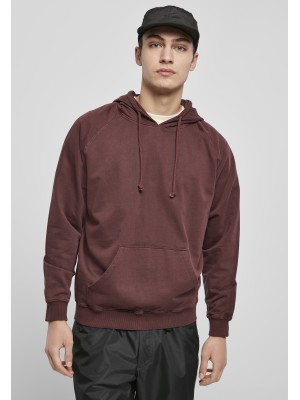 Мъжки суичър в тъмночервен цвят Urban Classics Overdyed 