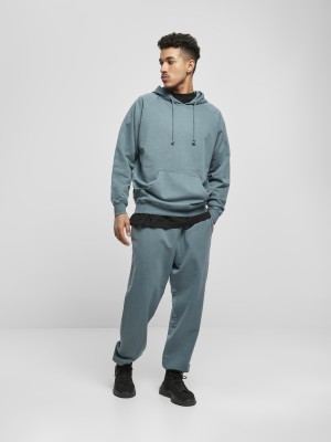Мъжки суичър в петролно син цвят Urban Classics Overdyed 