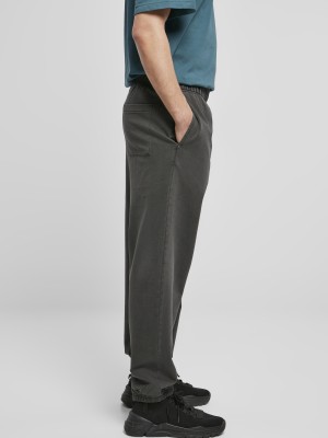 Мъжко долнище в светло черен цвят Urban Classics Overdyed  Мъжко долнище в светло черен цвят Urban Classics Overdyed