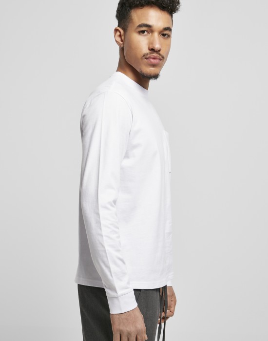Мъжка блуза в бял цвят Urban Classics от органичен памук, Urban Classics, Блузи - Complex.bg