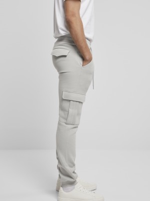 Мъжко карго долнище в светлосив цвят Urban Classics