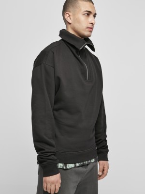 Мъжки пуловер в черен цвят Urban Classics Big Troyer