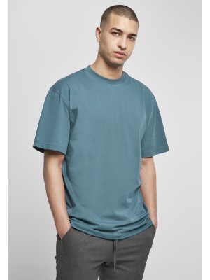 Мъжка изчистена тениска в петролно син цвят Urban Classics Tall teal 