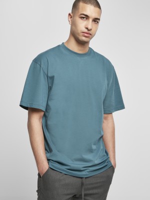 Мъжка изчистена тениска в петролно син цвят Urban Classics Tall teal 