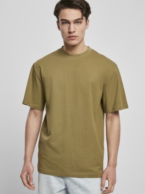 Мъжка изчистена тениска в маслинен цвят Urban Classics Tall tiniolive 