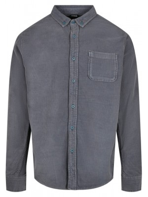 Мъжка риза в синьо-сив цвят Urban Classics