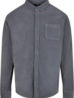 Мъжка риза в синьо-сив цвят Urban Classics