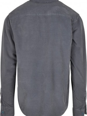 Мъжка риза в синьо-сив цвят Urban Classics